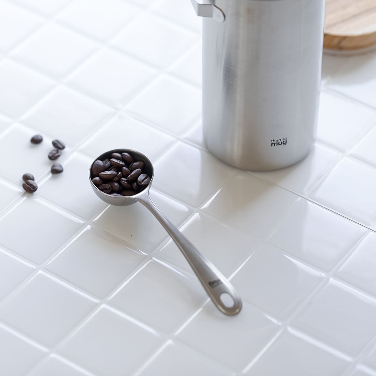 【thermo mug】TSUBAME 燕 COFFEE MEASURE SPOON コーヒーメジャースプーン_T-CMS21(シルバー)