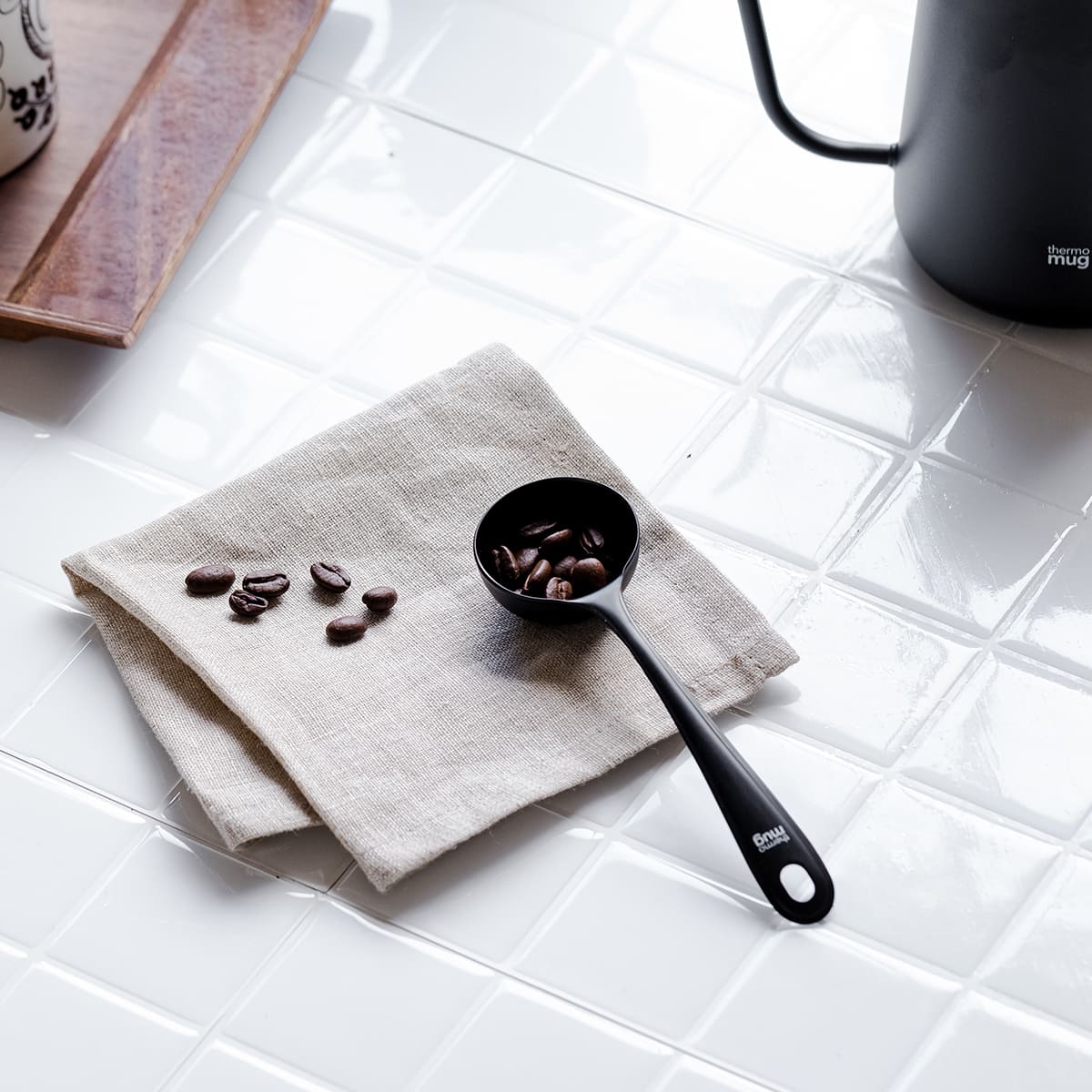 【テーブルウェアまとめ割対象】【thermo mug】TSUBAME 燕 COFFEE MEASURE SPOON コーヒーメジャースプーン_T-CMS21(ブラック)