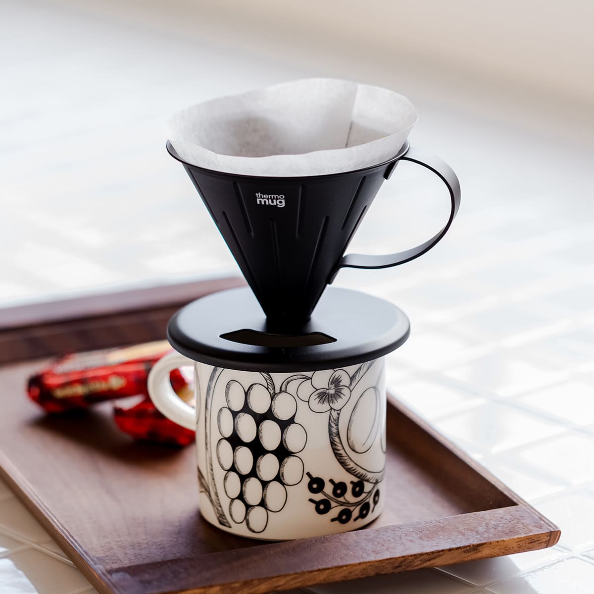 【テーブルウェアまとめ割対象】【thermo mug】TSUBAME 燕 COFFEE DRIPPER コーヒードリッパーS_T-CDS21(ブラック)