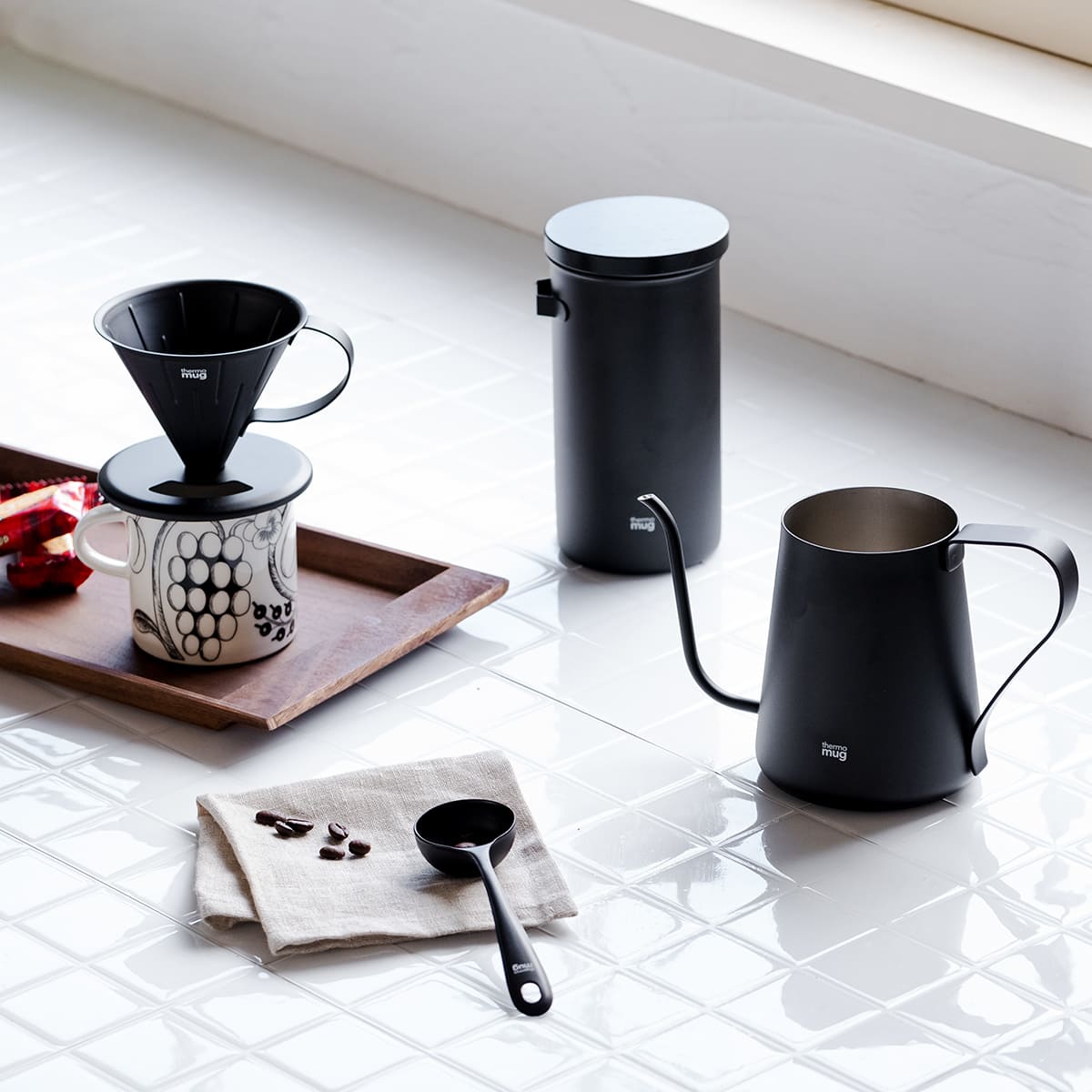 【thermo mug】TSUBAME 燕 COFFEE CANISTER コーヒーキャニスターL (HOOK)_T-CCL21