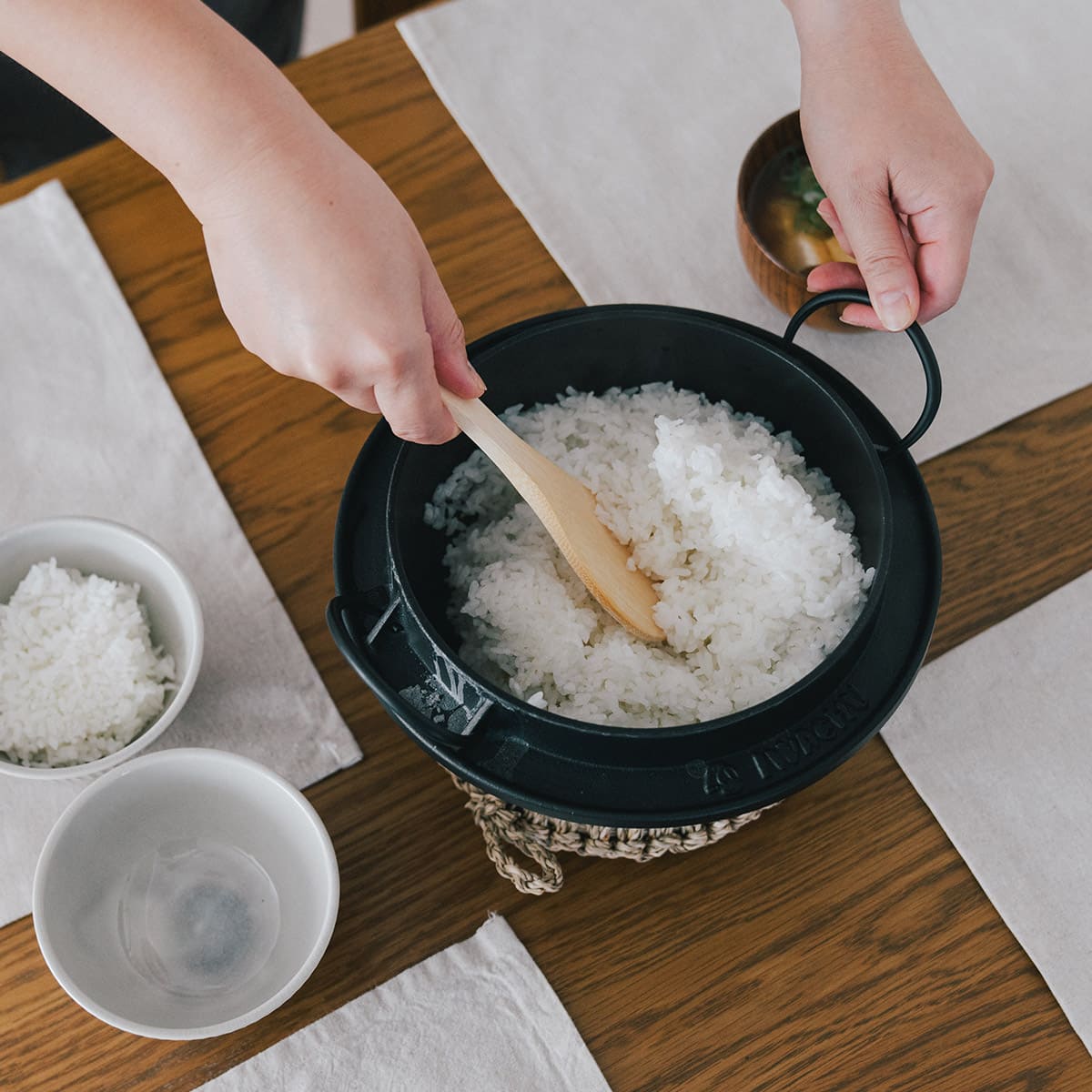 【岩鋳】南部鉄器 ご飯鍋 3合