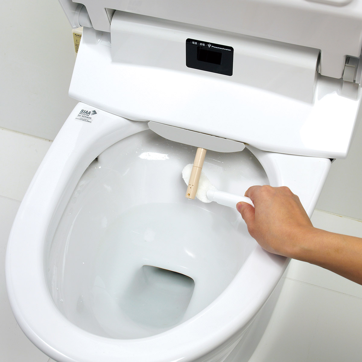 【3BUY20%OFF対象】【marna】2in1 SLIMトイレブラシ