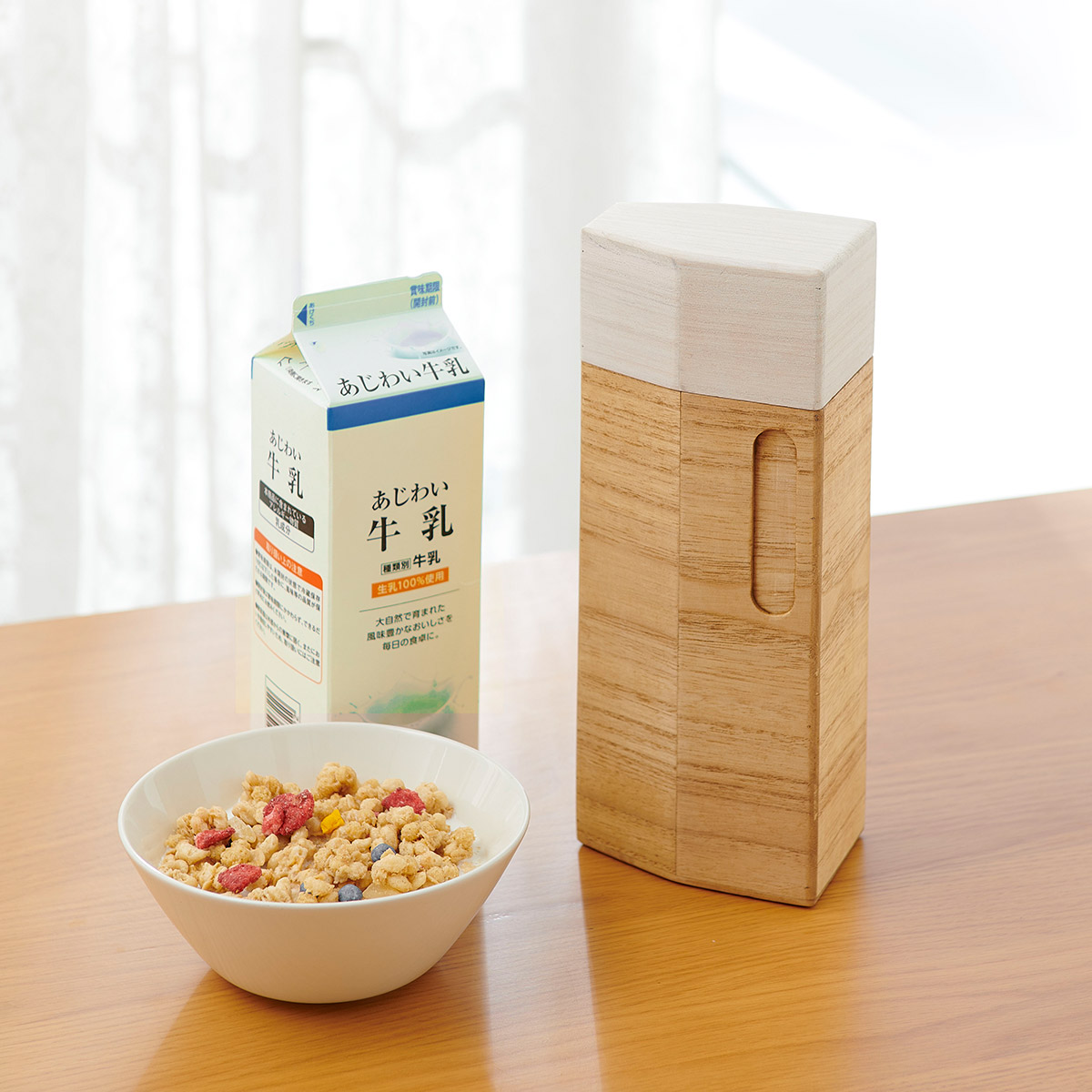 桐製冷蔵庫米びつ 1kg