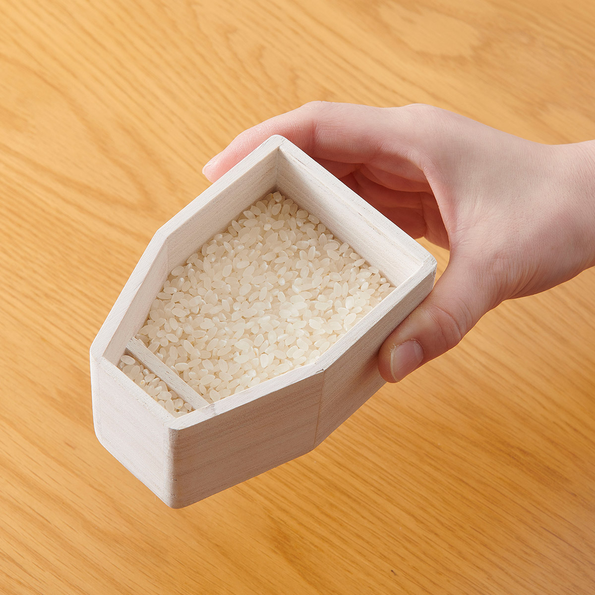 桐製冷蔵庫米びつ2kg