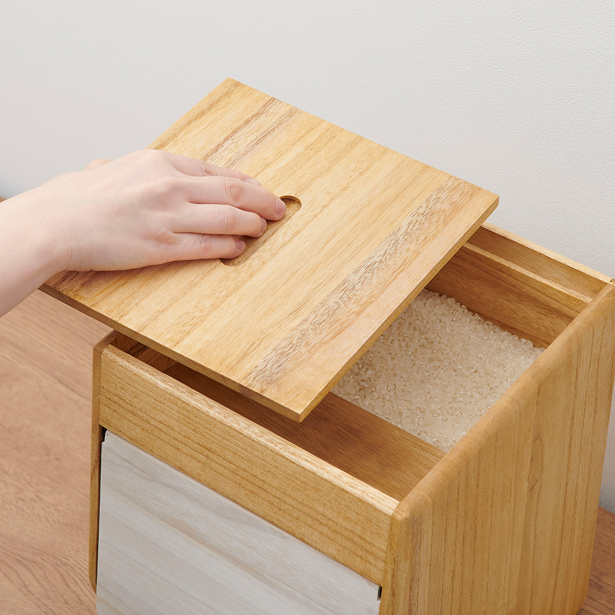 桐製米びつ 5kg