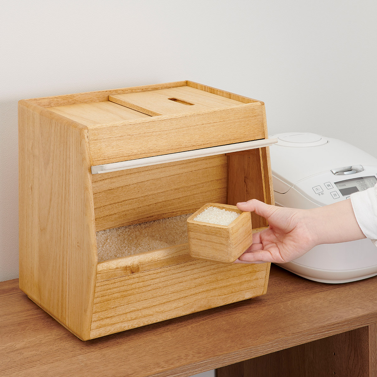 桐製米びつ 10kg