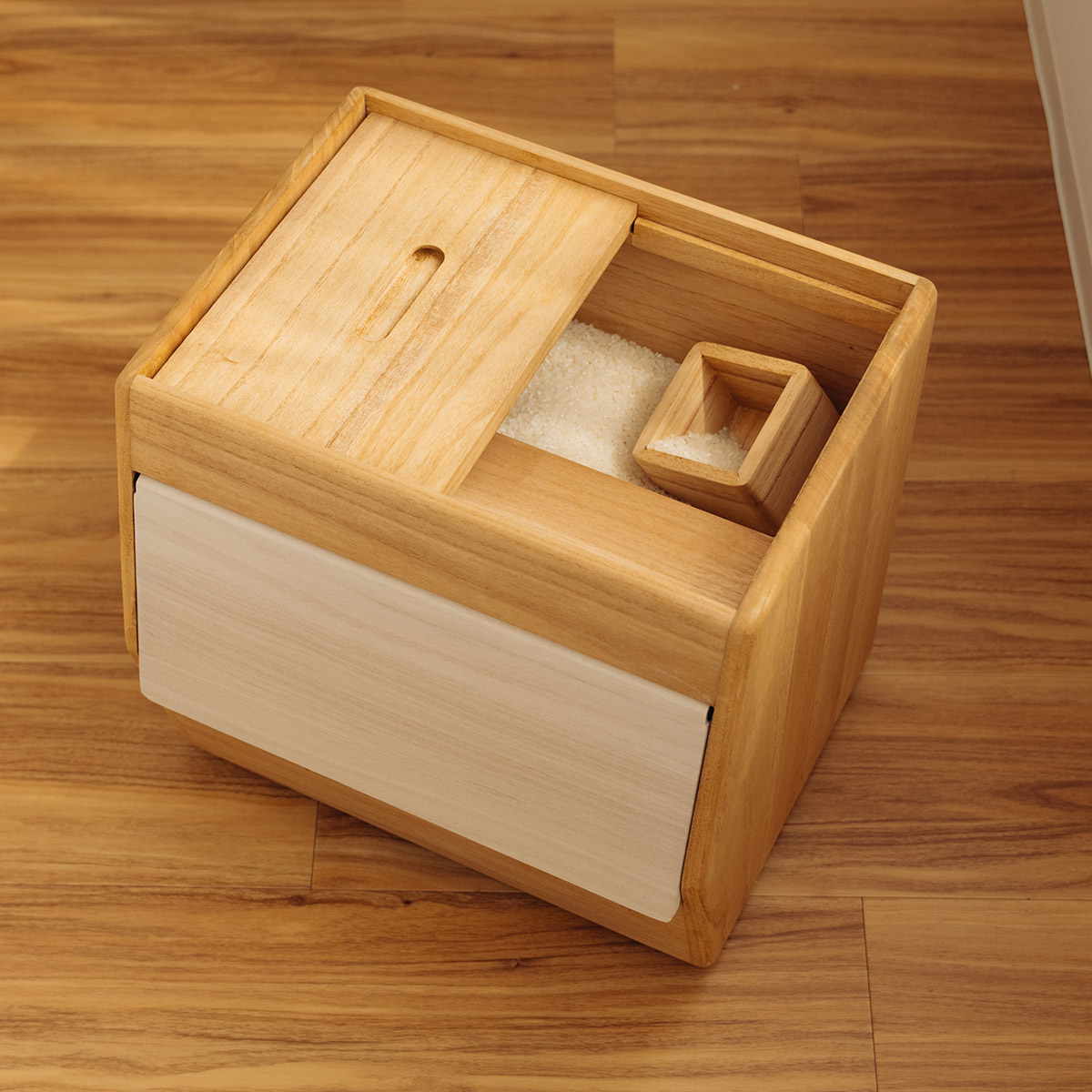 桐製米びつ 10kg