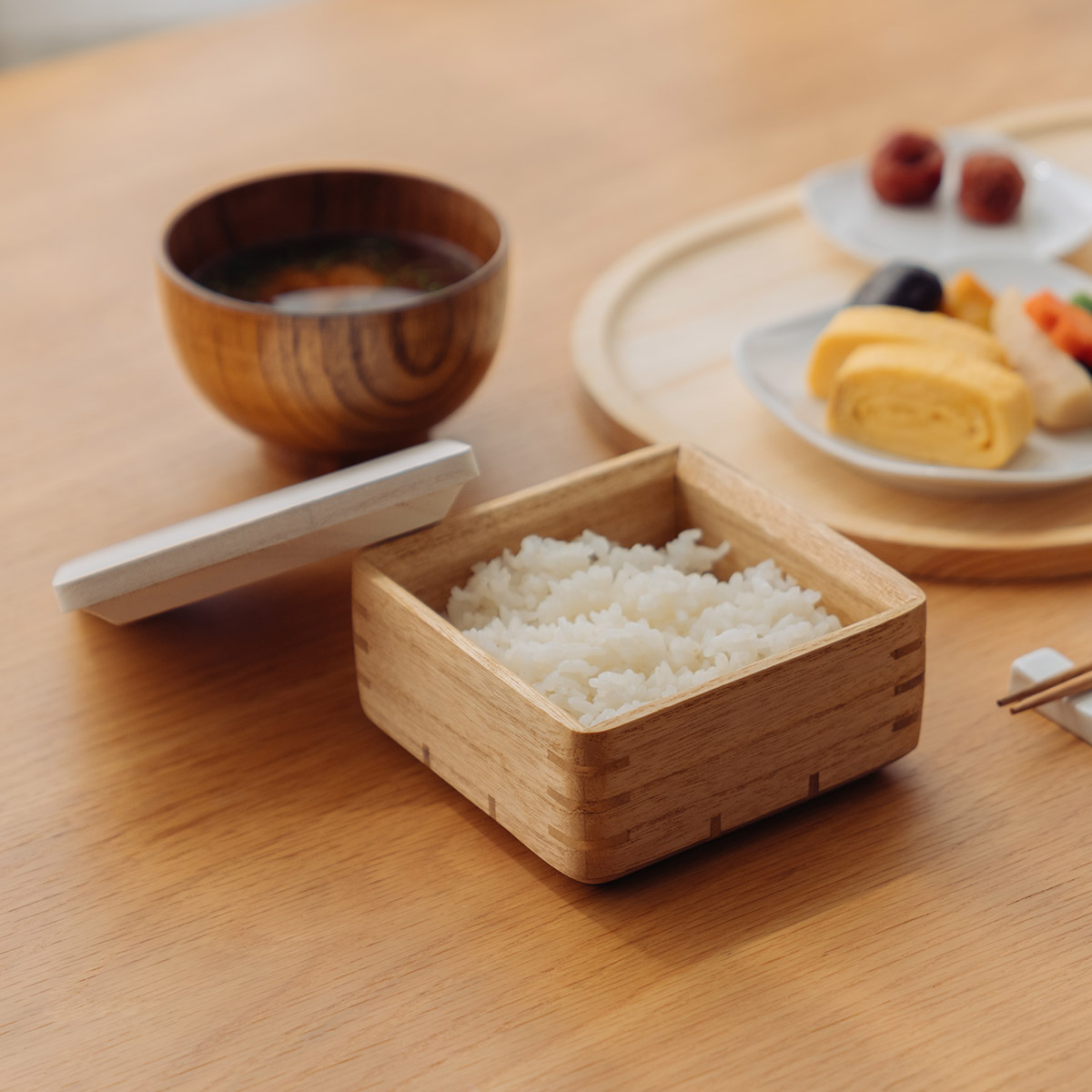 桐製レンジ対応ごはん鉢