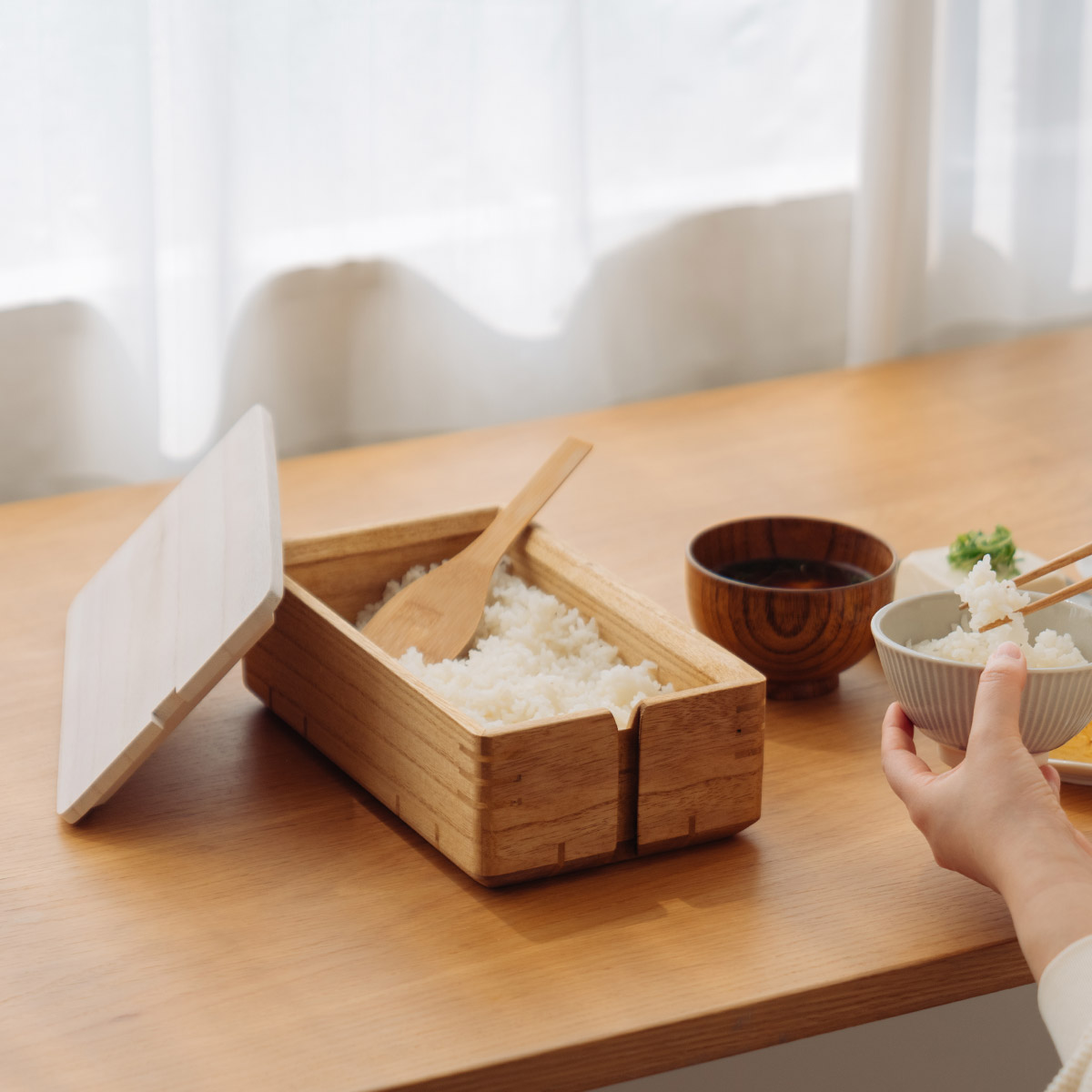 桐製レンジ対応おひつ