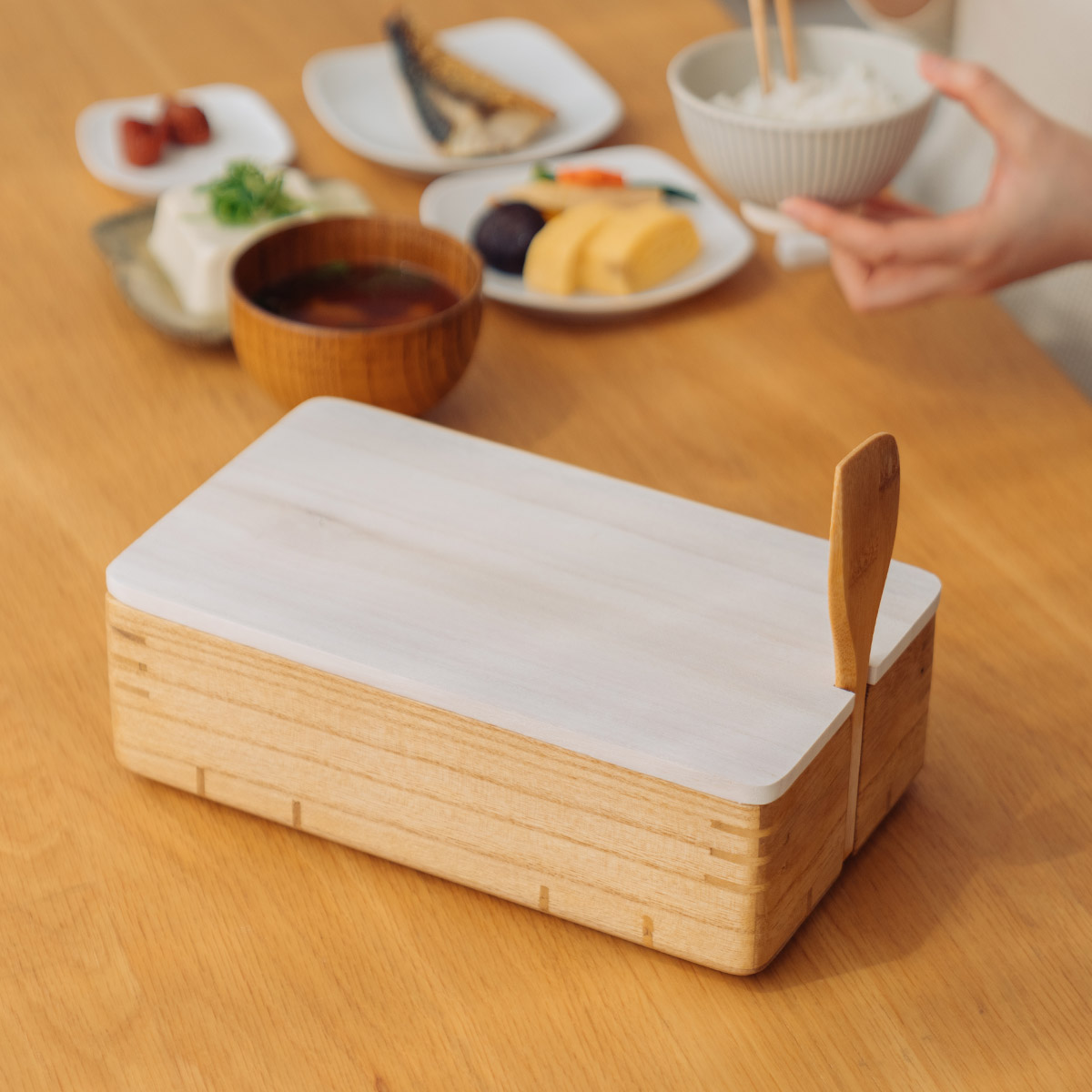 桐製レンジ対応おひつ