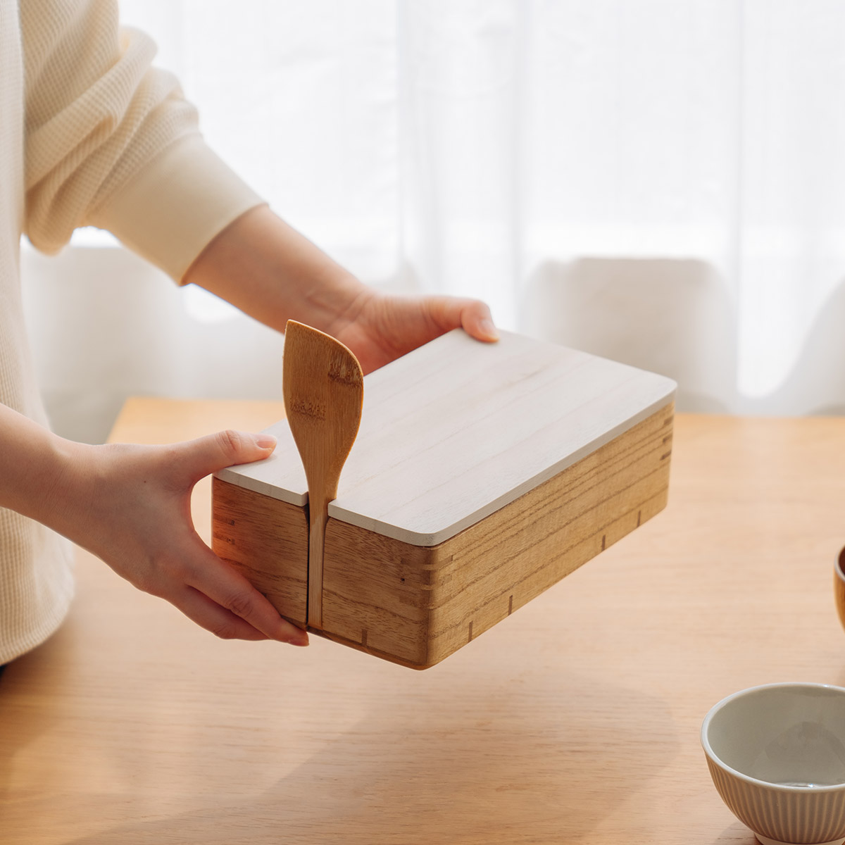 桐製レンジ対応おひつ