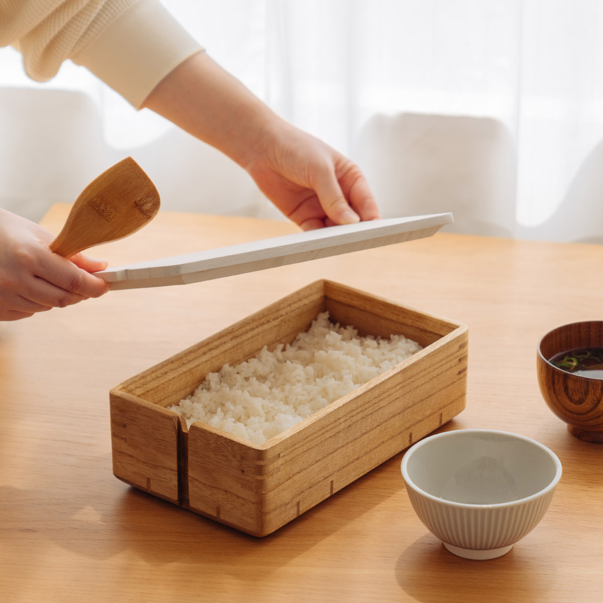 桐製レンジ対応おひつ