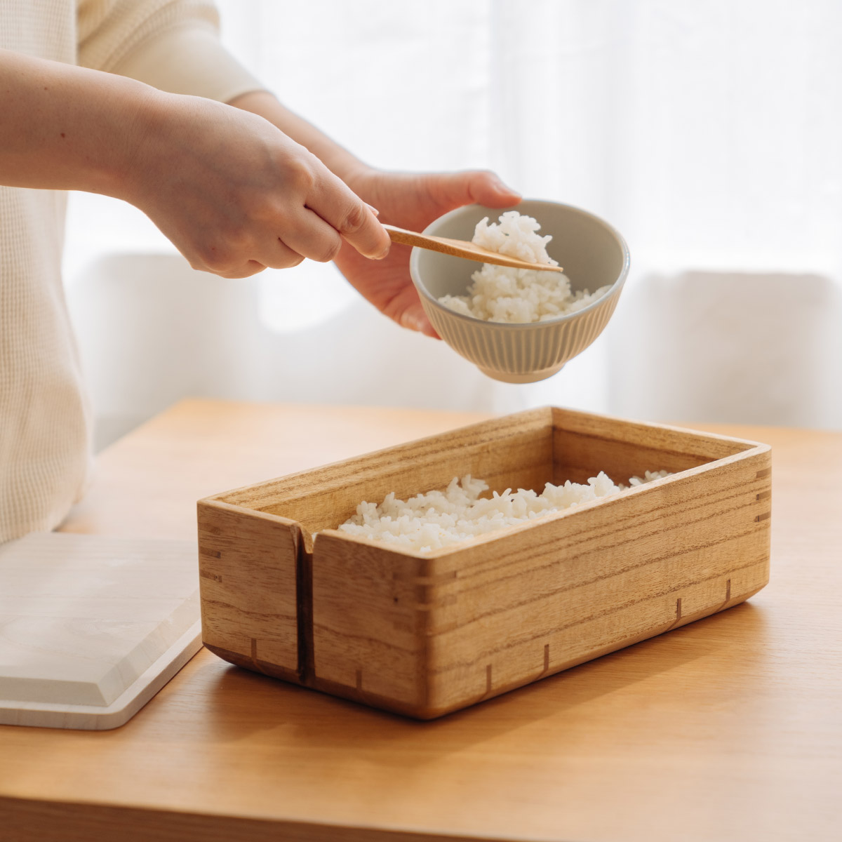 桐製レンジ対応おひつ