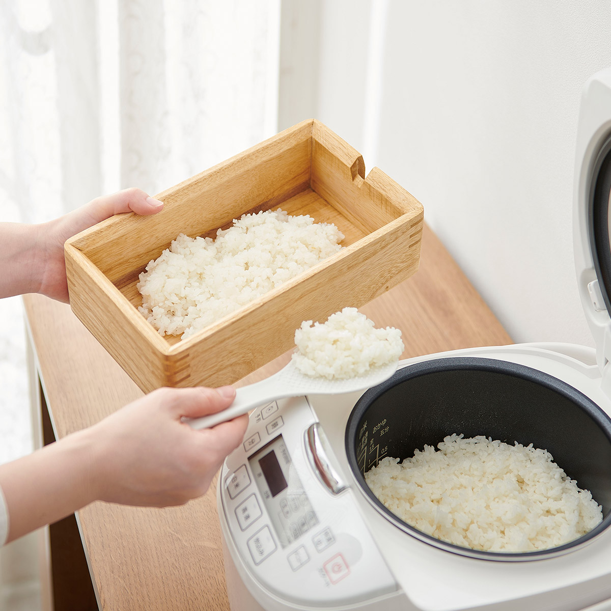 桐製レンジ対応おひつ