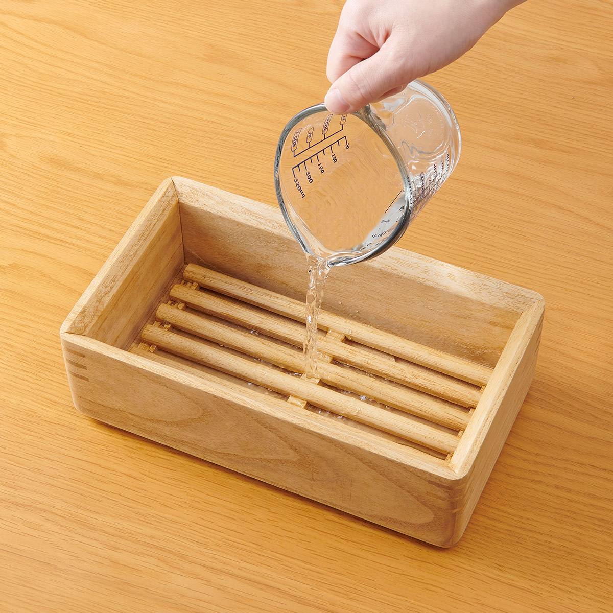 桐製レンジ対応蒸し鉢