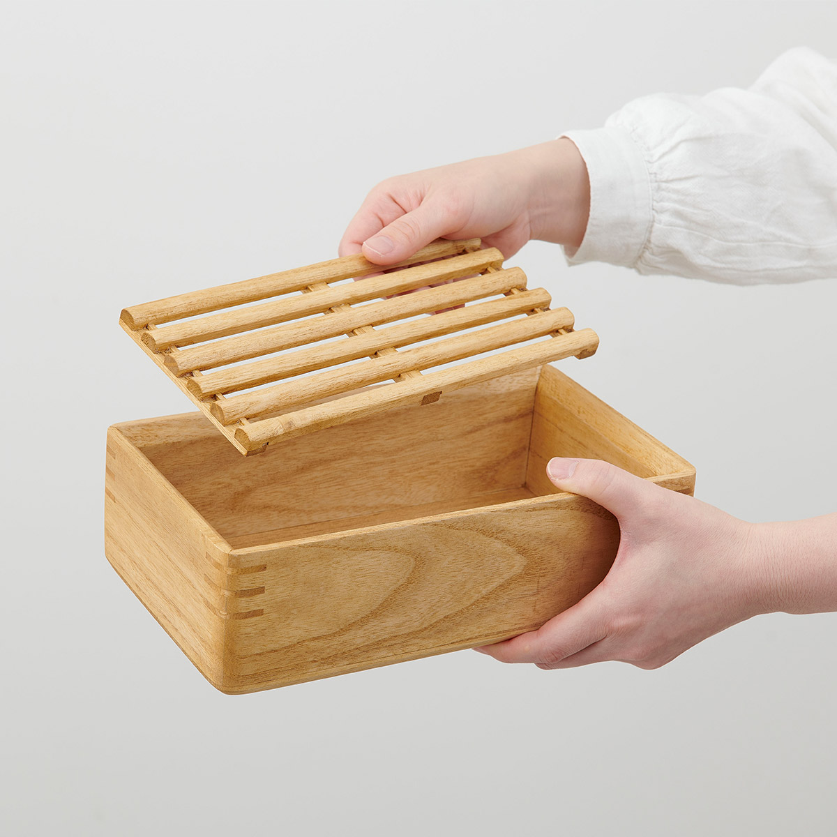 桐製レンジ対応蒸し鉢