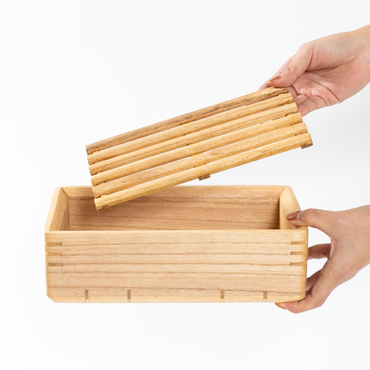 桐製レンジ対応蒸し鉢