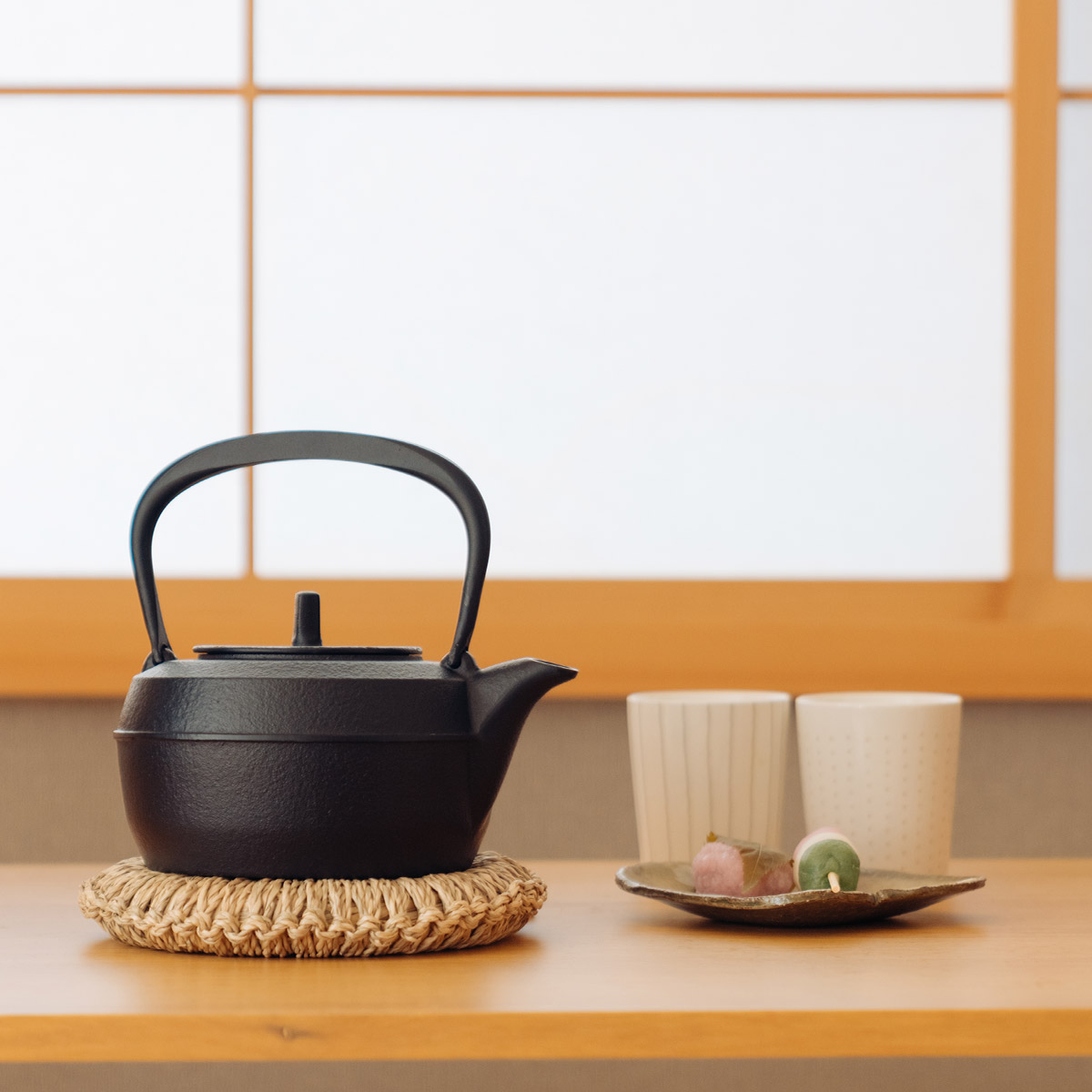 【3BUY20%OFF対象】【岩鋳】南部鉄器 鉄瓶 ケトルバウム黒焼付 1.1L IH対応