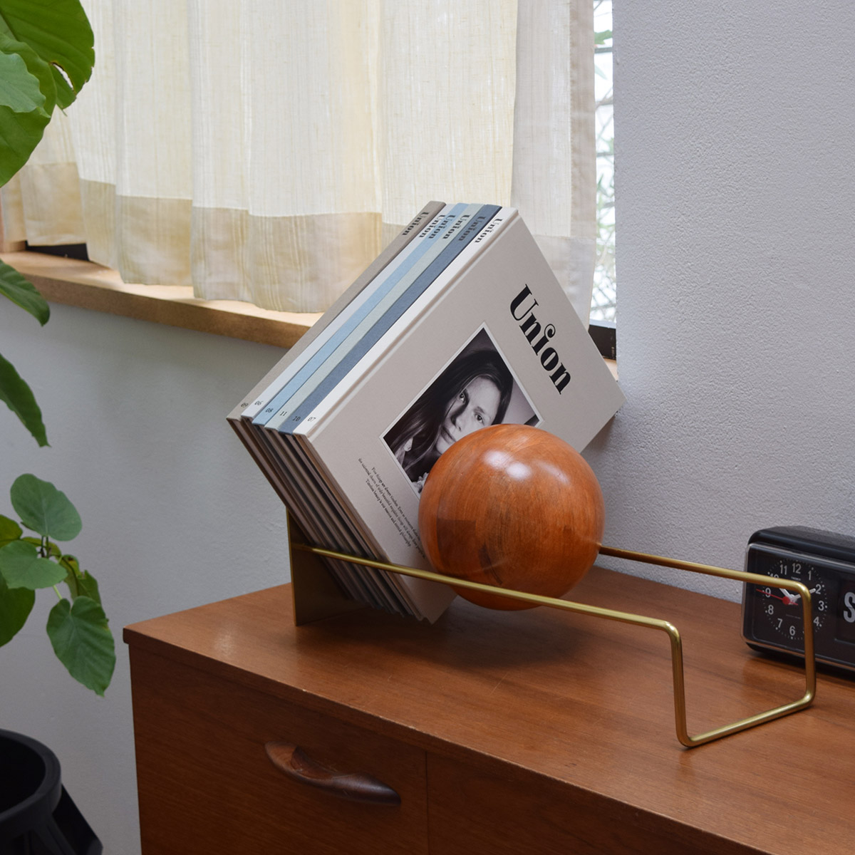 スロープブックエンド(ゴールド)