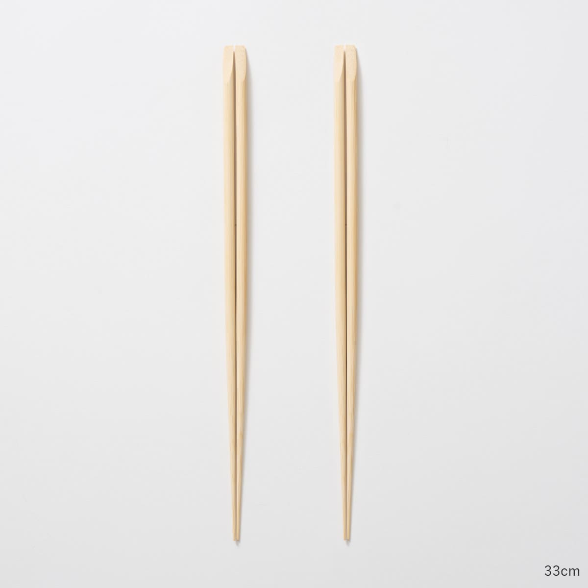 【にちにち道具】竹の道具 菜ばしそろえ 無垢 33cm・30cm 2膳組(丸)