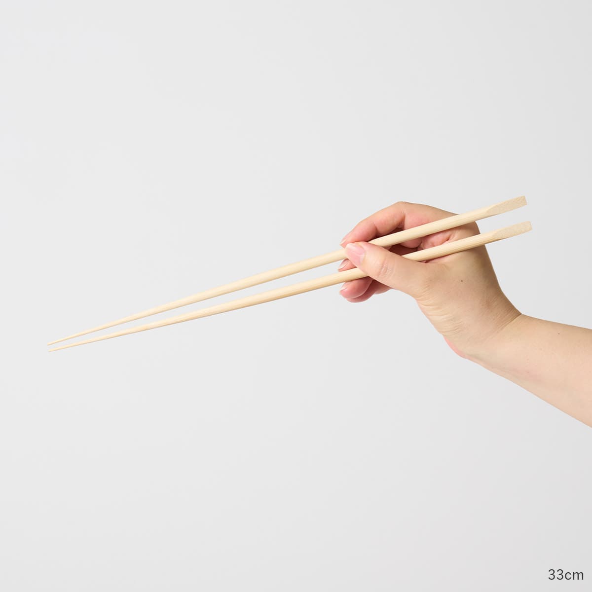 【にちにち道具】竹の道具 菜ばしそろえ 無垢 33cm・30cm 2膳組(丸)