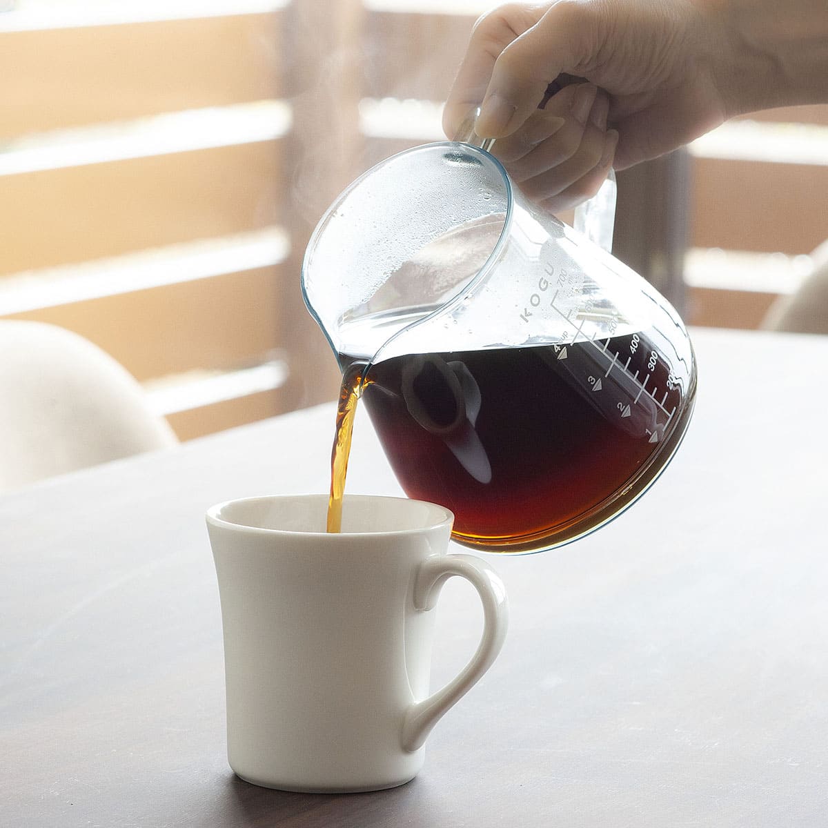【珈琲考具】割れにくいサーバー(700ml)