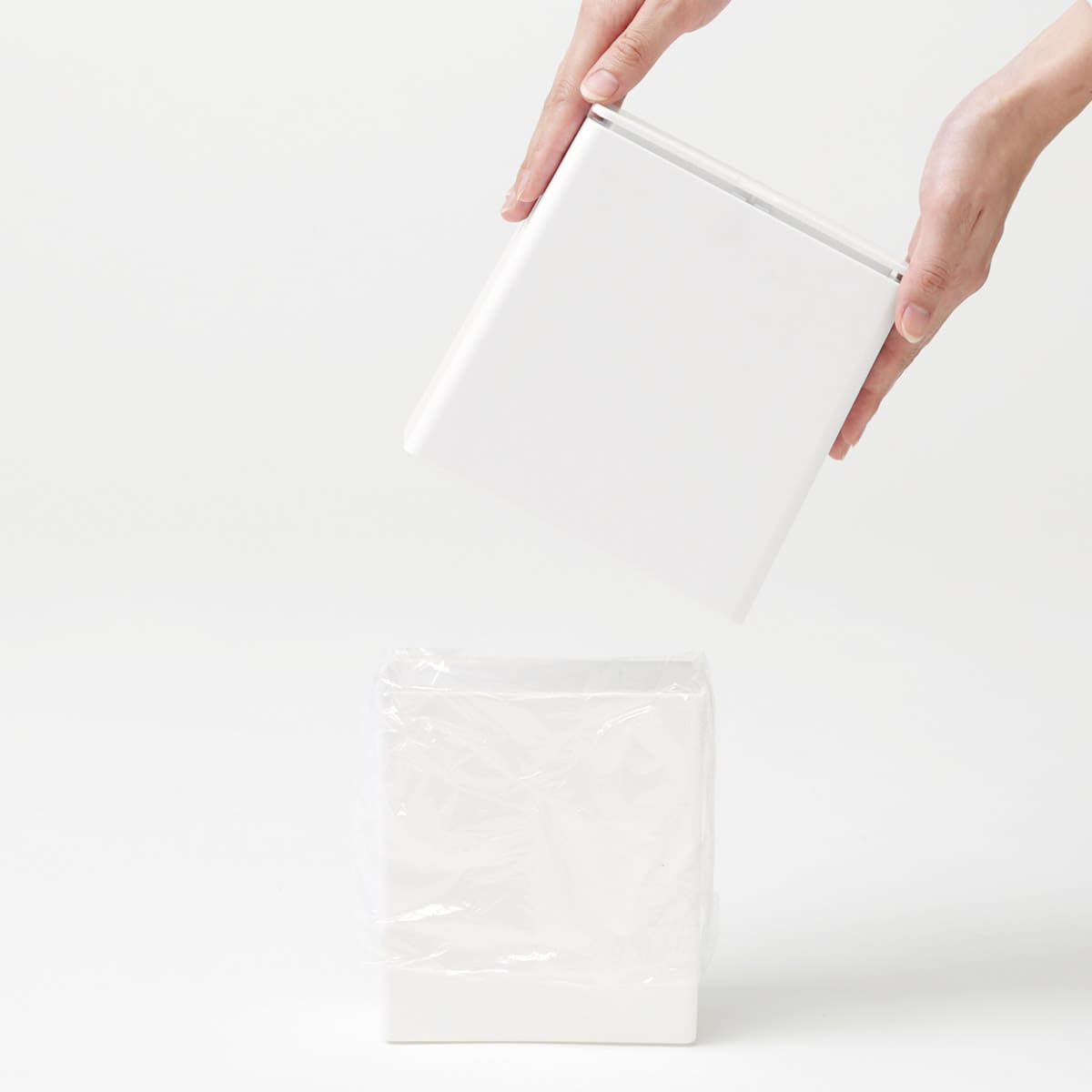 【ideaco】TUBELOR mini flap フタ付きゴミ箱