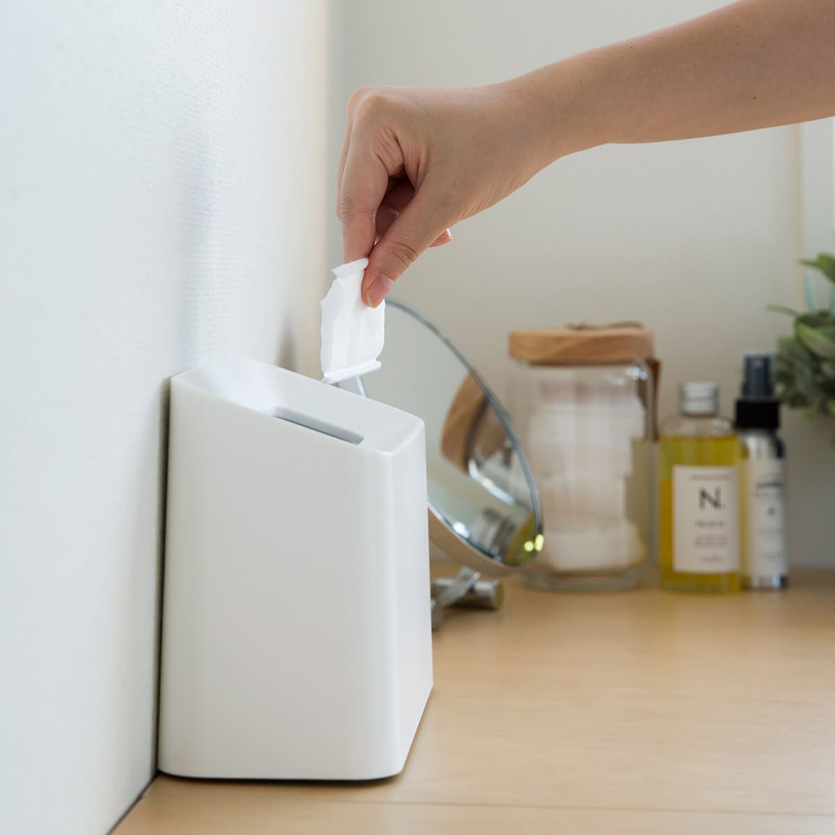 【ideaco】TUBELOR Cotton Trash 角型ゴミ箱