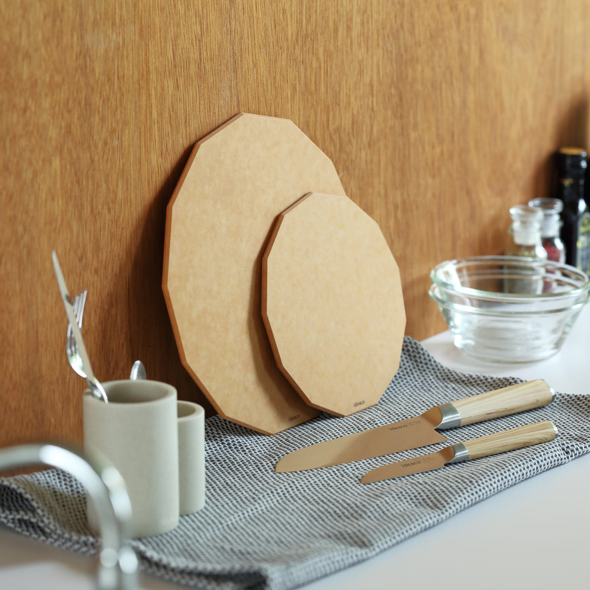 【ideaco】Cutting Board 13 Wood Fiber M