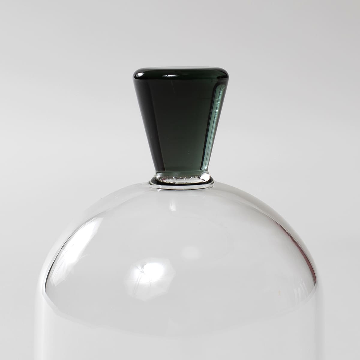 香皿としても使える 蓋付きガラスのミニコンポート S