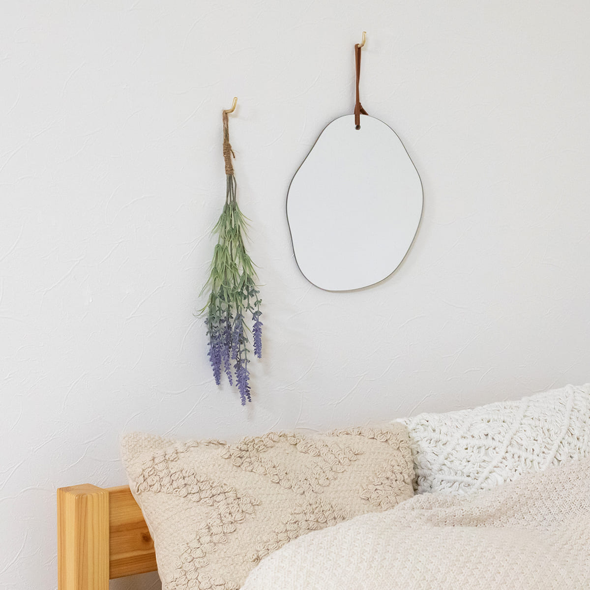 BRASSプッシュピン Ｌフック 5個入