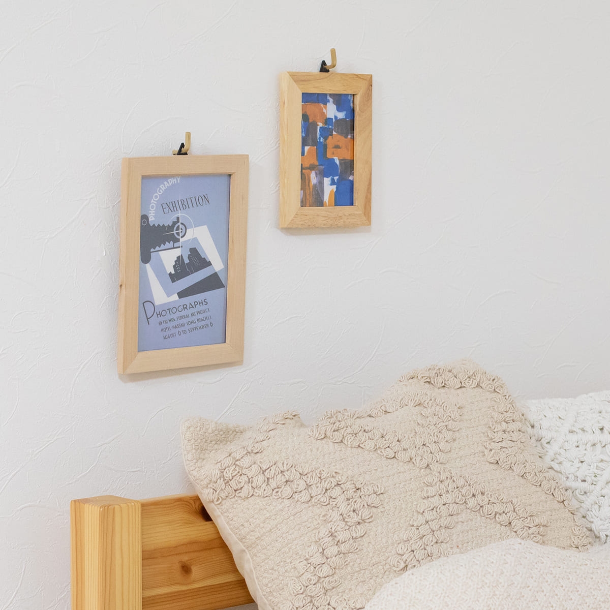 BRASSプッシュピン Ｌフック 5個入