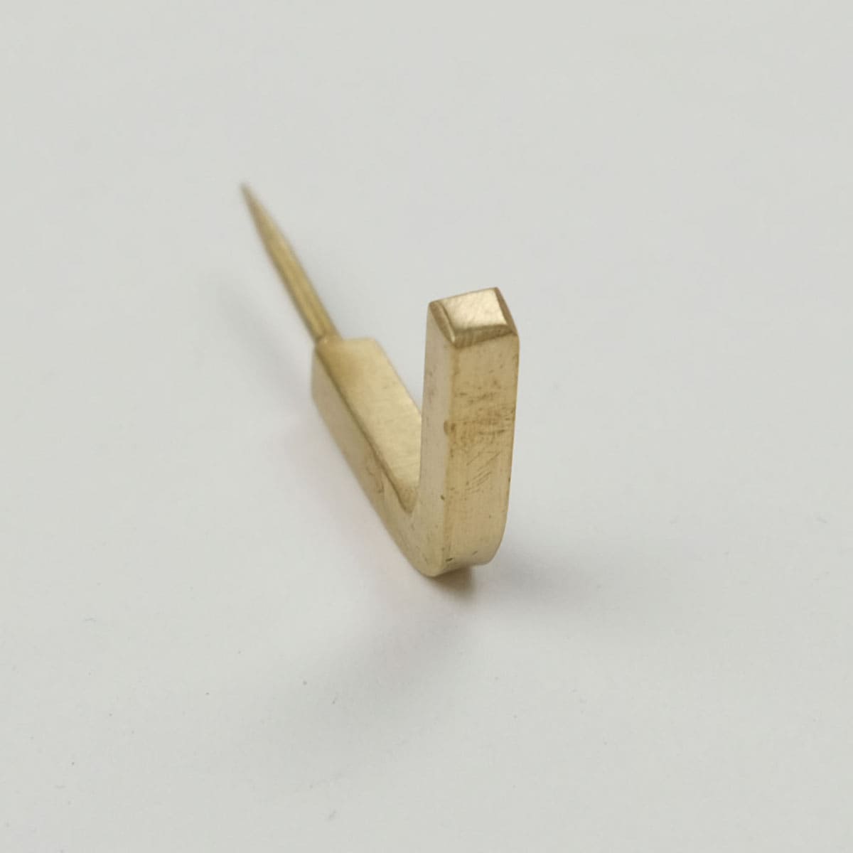 BRASSプッシュピン Ｌフック 5個入