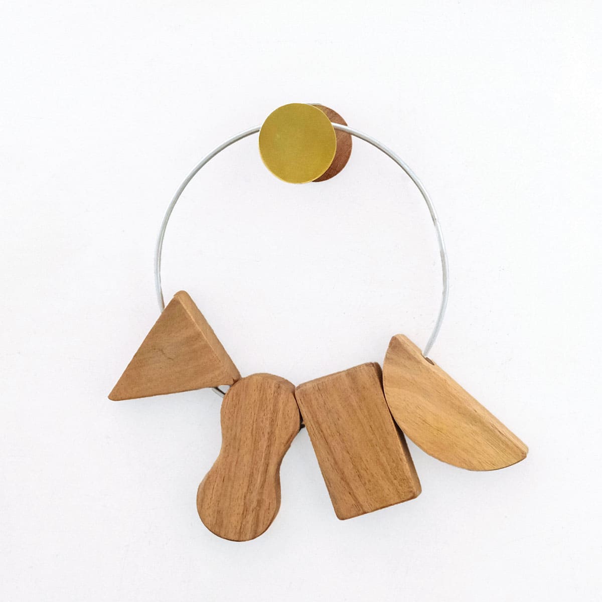 サイズが変えられる 木の鍋敷き