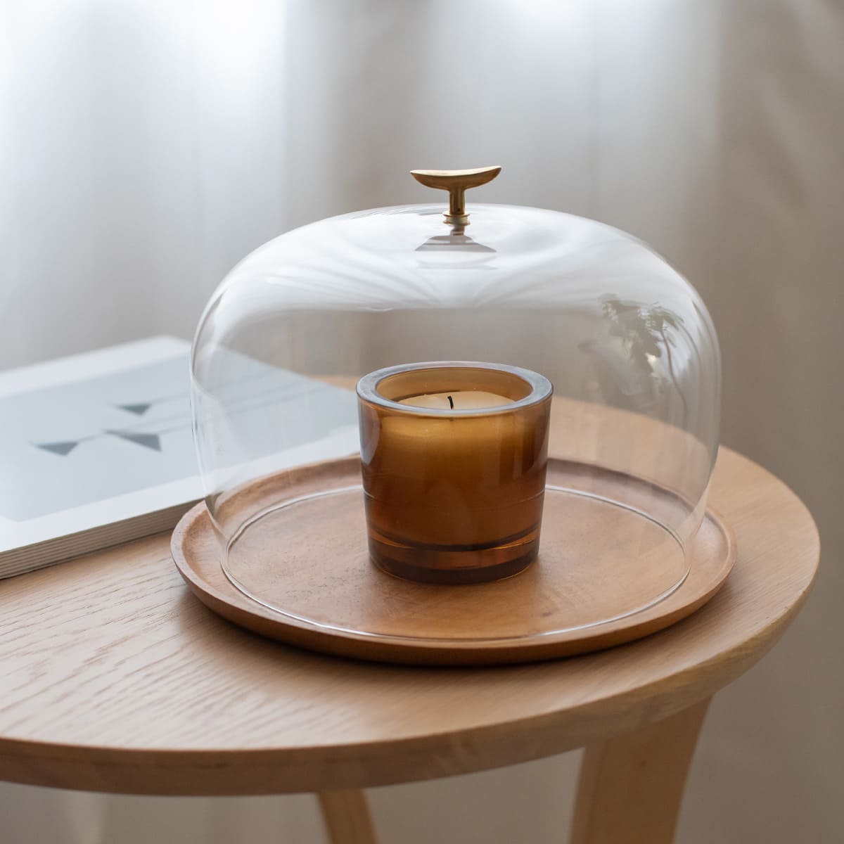 リューズガラスのガラスドーム L