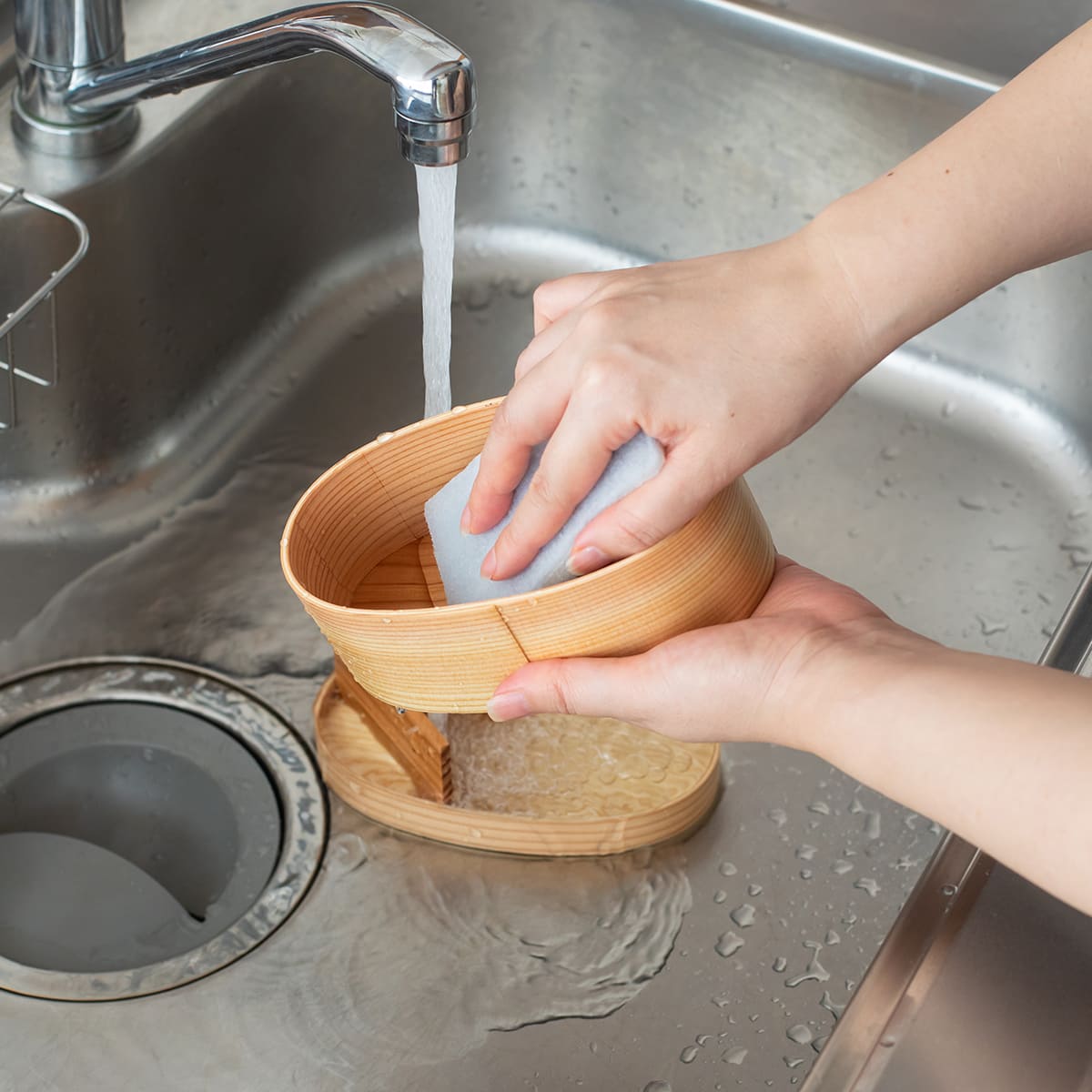 山中塗り レンジ・食洗機対応 杉の曲げわっぱ弁当箱 Sサイズ