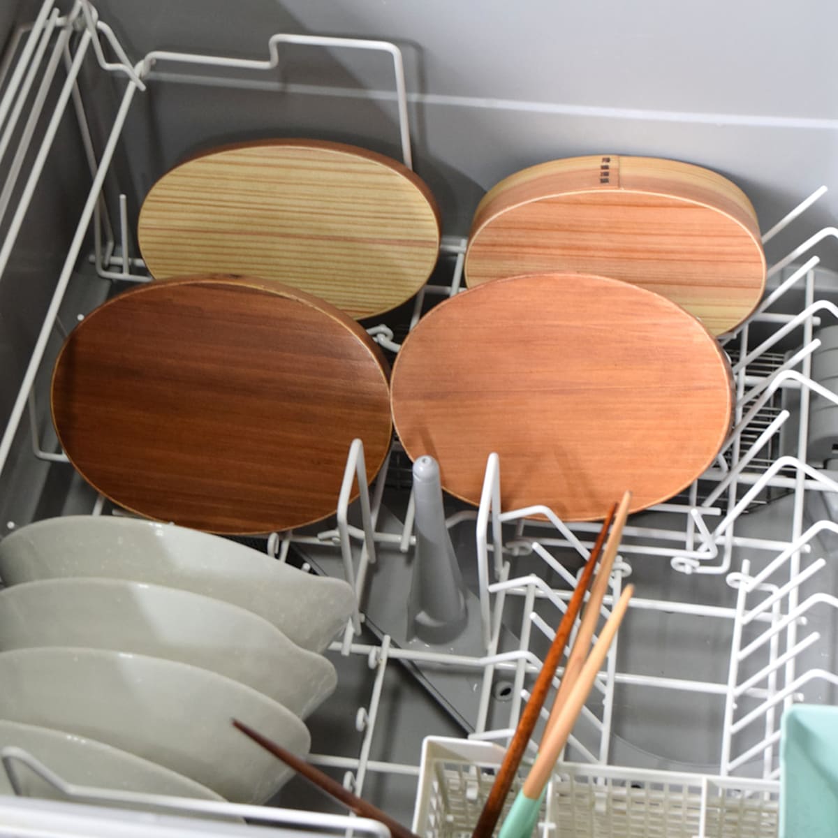 山中塗り レンジ・食洗機対応 杉の曲げわっぱ弁当箱 Sサイズ