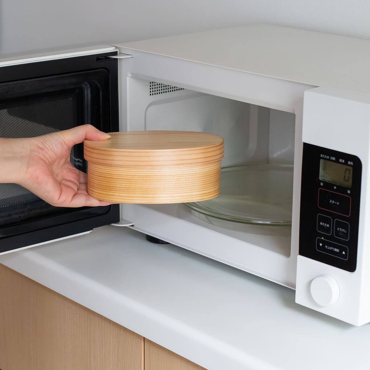 山中塗り レンジ・食洗機対応 杉の曲げわっぱ弁当箱 Sサイズ