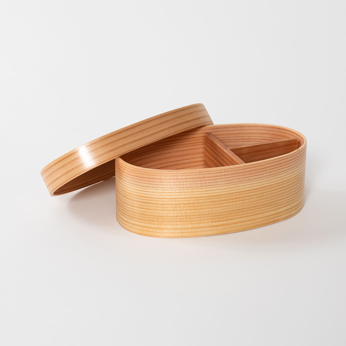 山中塗り レンジ・食洗機対応 杉の曲げわっぱ弁当箱 Sサイズ