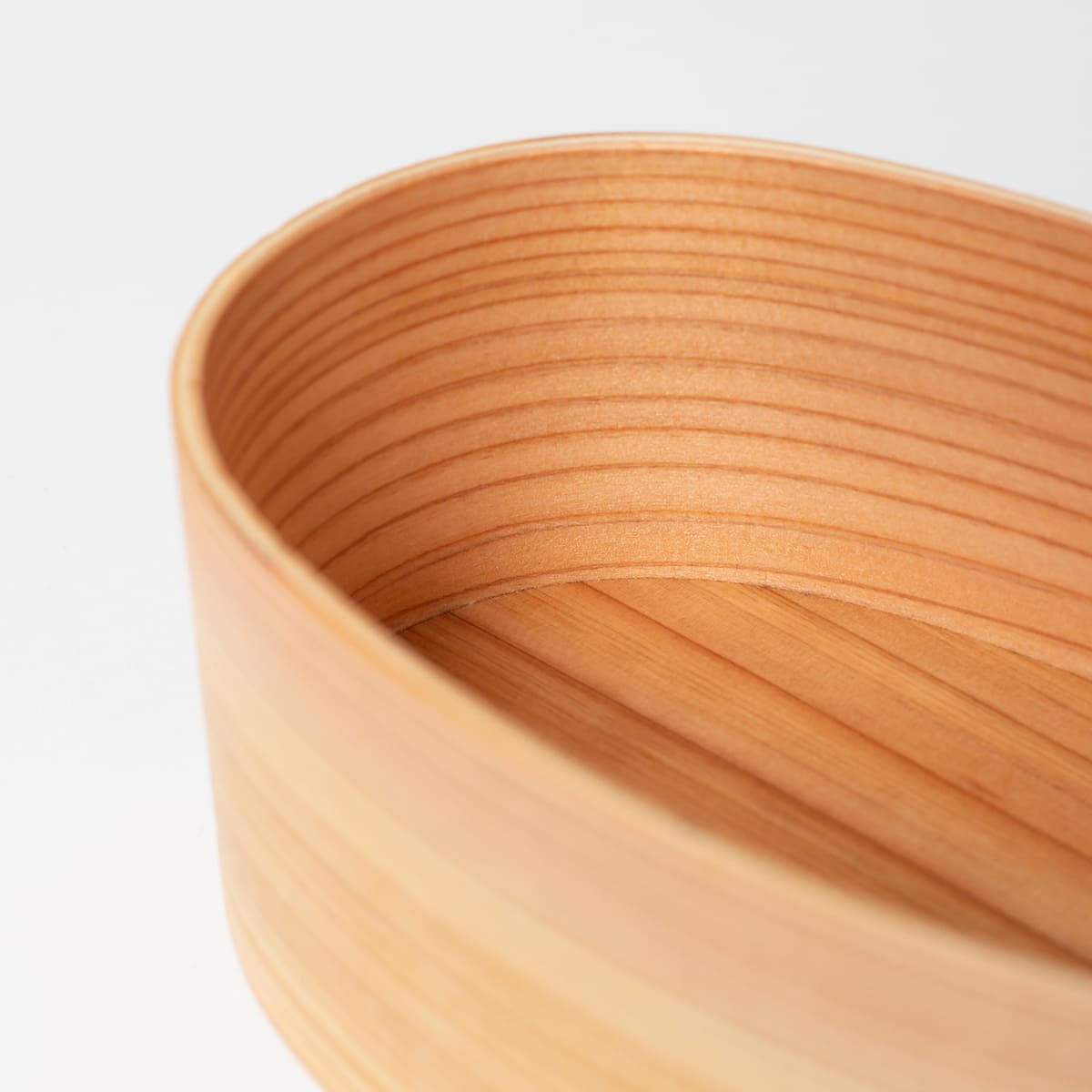 山中塗り レンジ・食洗機対応 杉の曲げわっぱ弁当箱 Sサイズ