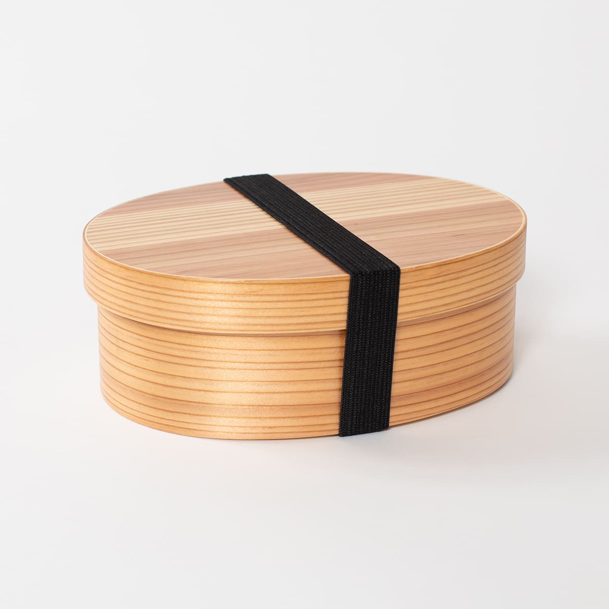 山中塗り レンジ・食洗機対応 杉の曲げわっぱ弁当箱 Mサイズ