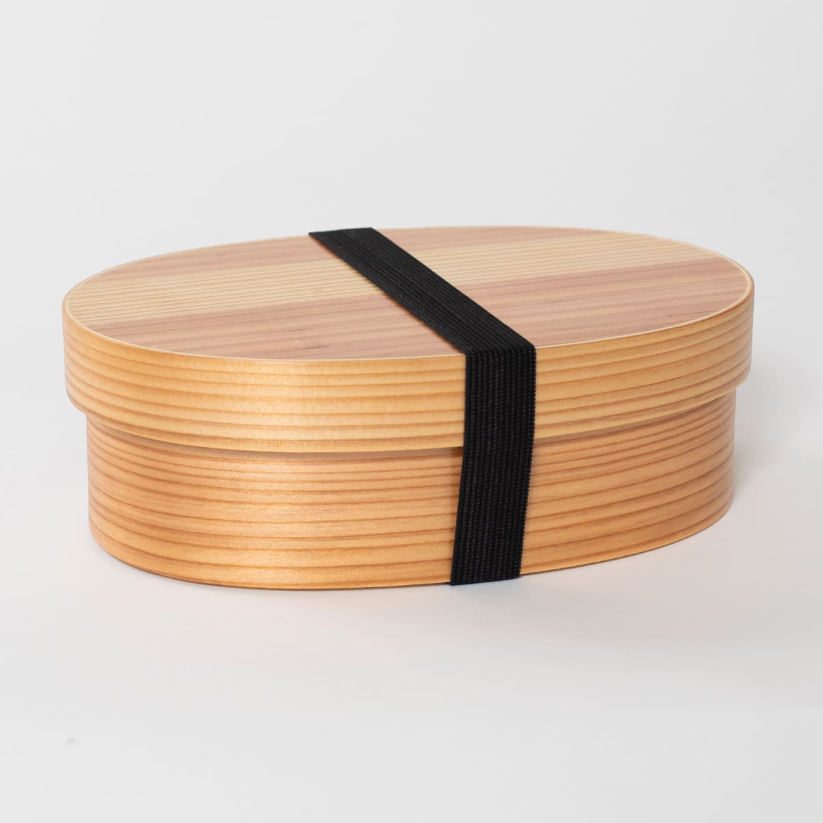 山中塗り レンジ・食洗機対応 杉の曲げわっぱ弁当箱 Lサイズ