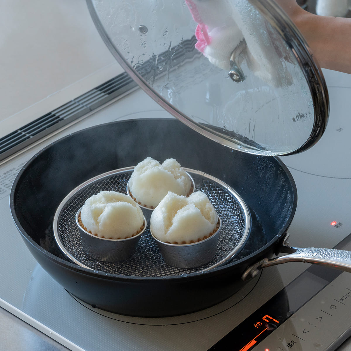 【bws SELECTION】盆ざる19cm 持ち上げフック付き