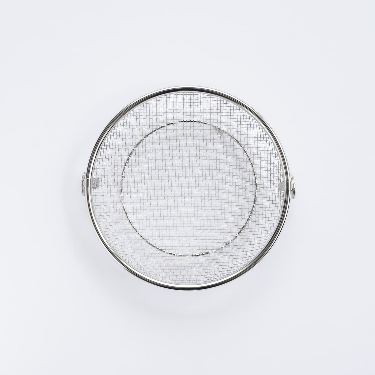 【bws SELECTION】盆ざる19cm 持ち上げフック付き