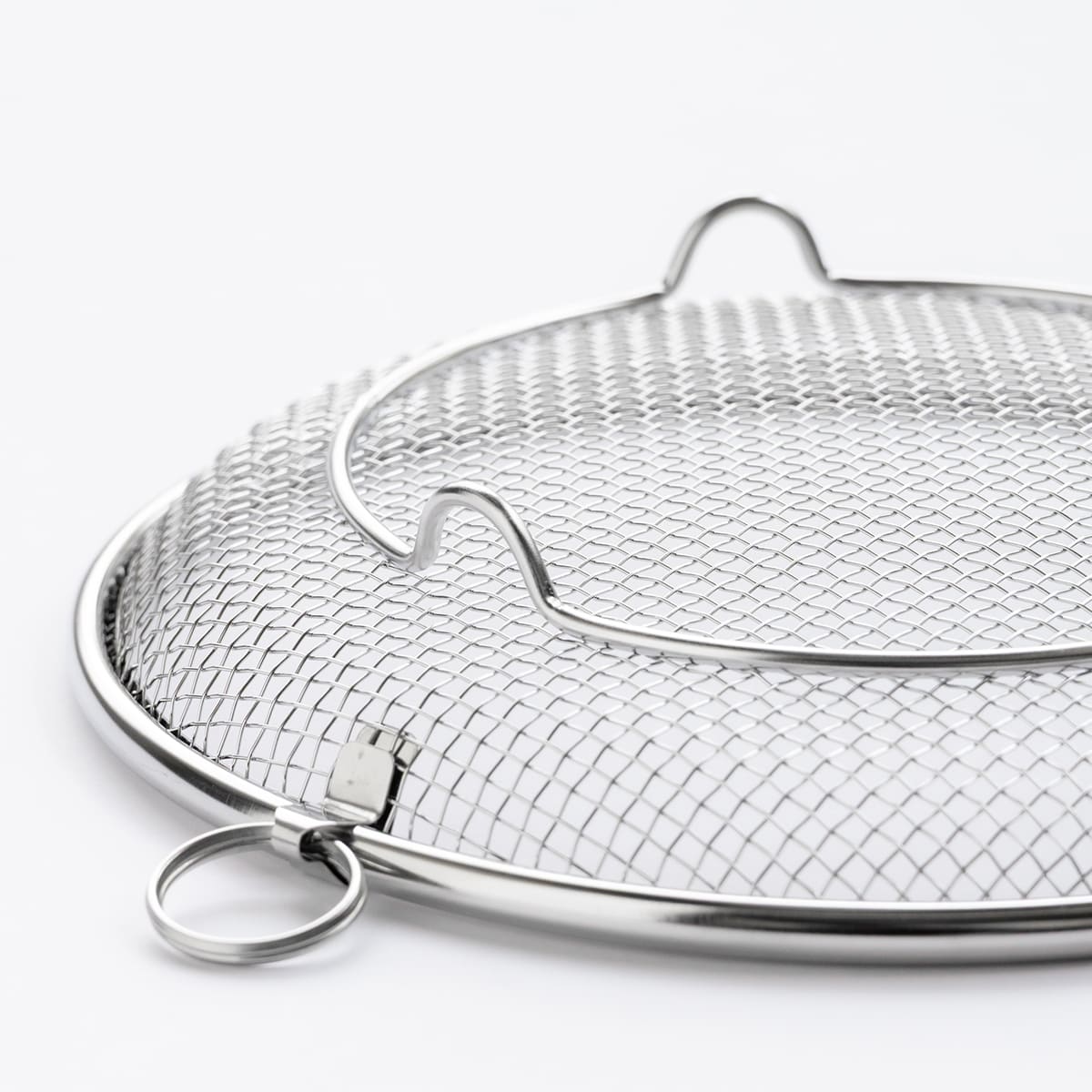 【bws SELECTION】盆ざる19cm 持ち上げフック付き