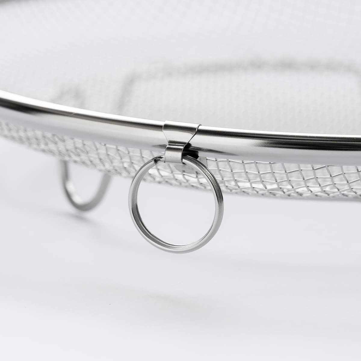 【bws SELECTION】盆ざる19cm 持ち上げフック付き