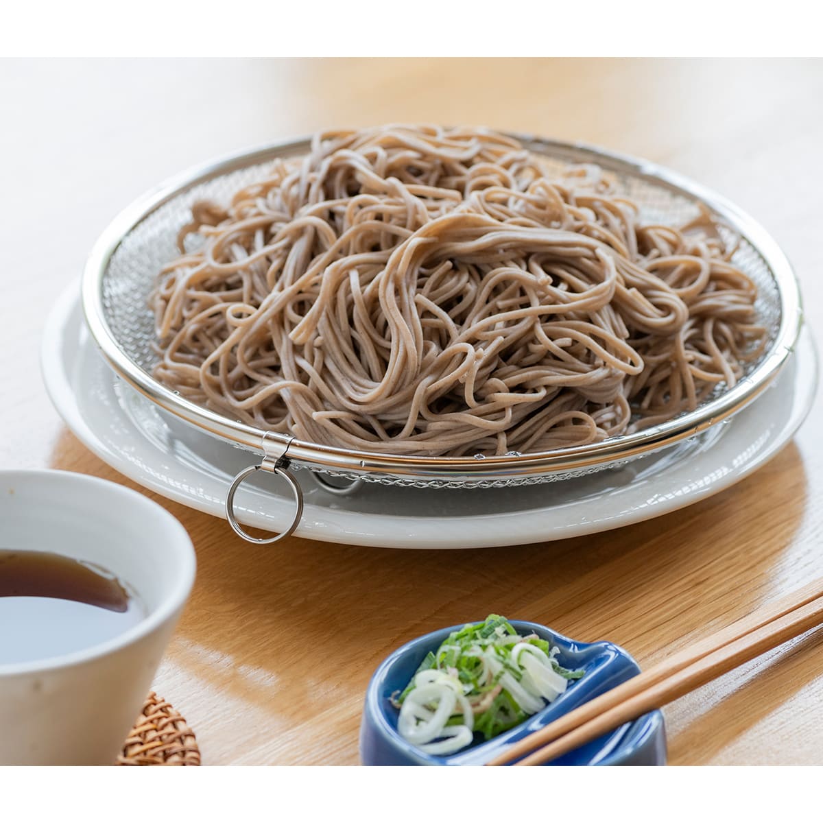 【bws SELECTION】盆ざる22cm 持ち上げフック付き