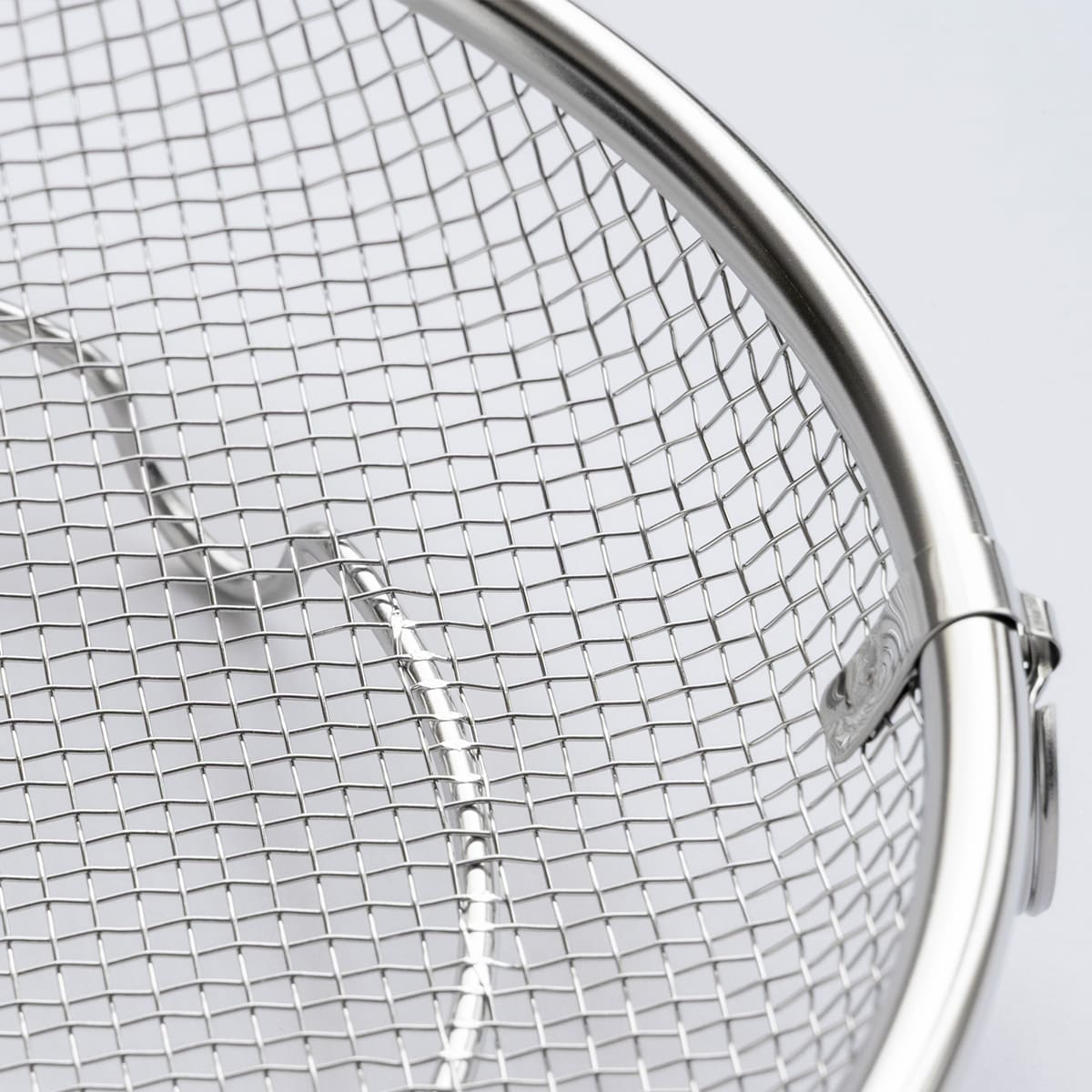 【bws SELECTION】盆ざる22cm 持ち上げフック付き