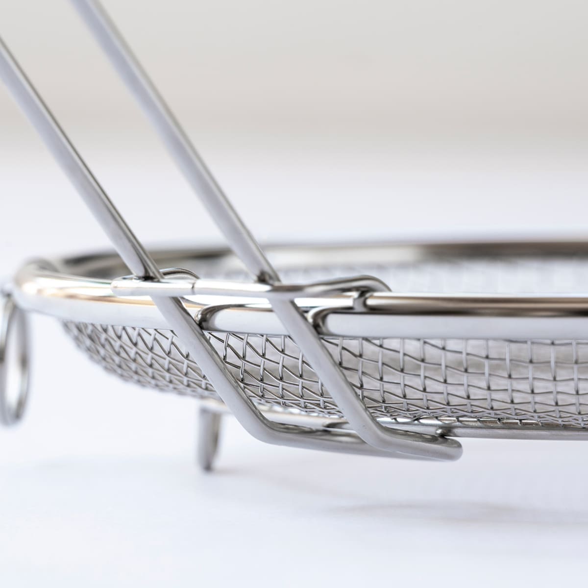 【bws SELECTION】盆ざる19・22cmセット 持ち上げフック付き