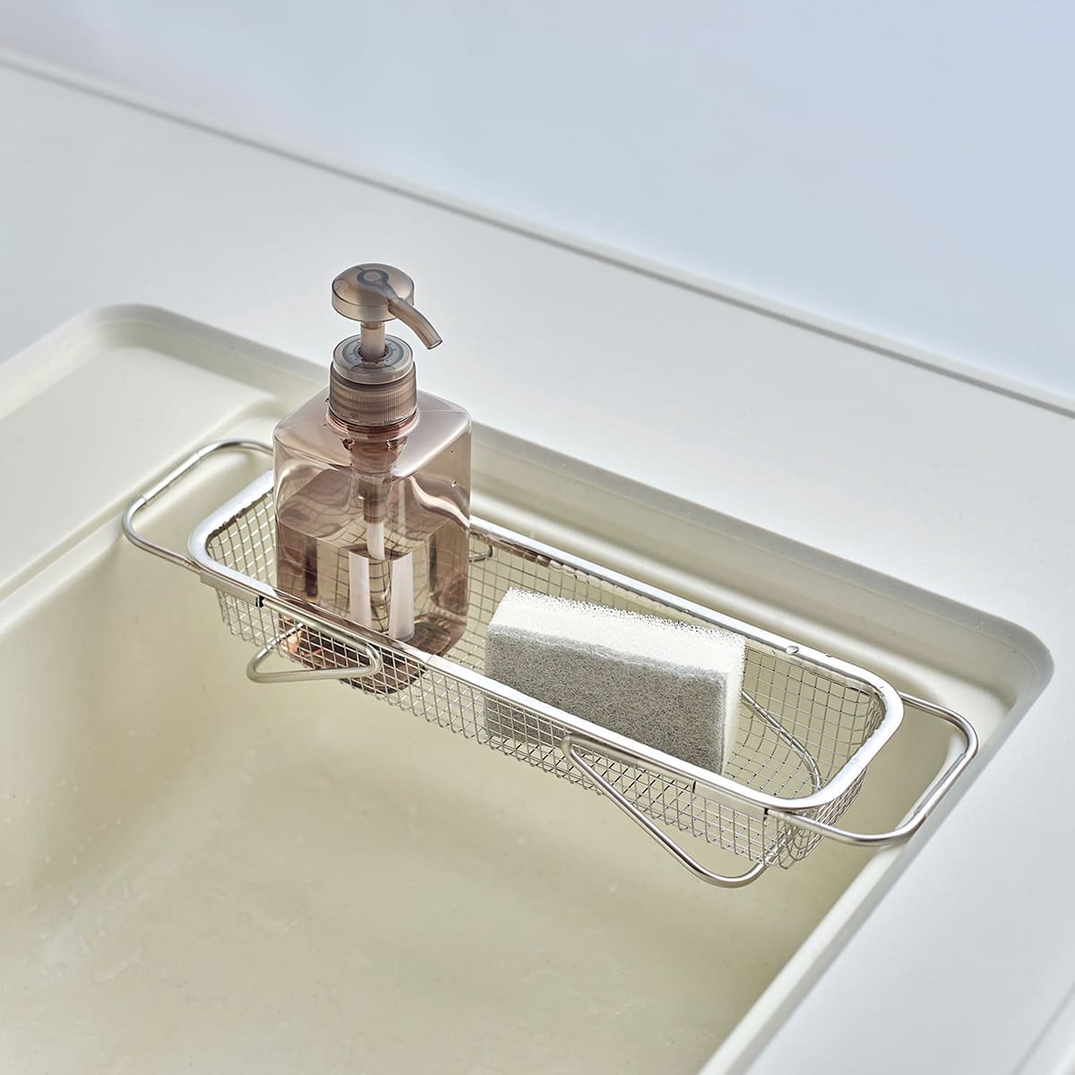 【AUX】leye 水切りメッシュかご スリム